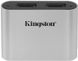 Кардрідер Kingston Workflow Dual-Slot microSDHC/XC UHS-II Card Reader 1 - магазин Coolbaba Toys