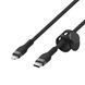 Belkin Кабель USB-С - Lightning, BRAIDED SILICONE, 1m, black 17 - магазин Coolbaba Toys