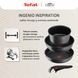 Tefal Набір посуду Tefal Ingenio Inspiration, 6предметів, алюміній, скло, бакеліт, чорний 5 - магазин Coolbaba Toys