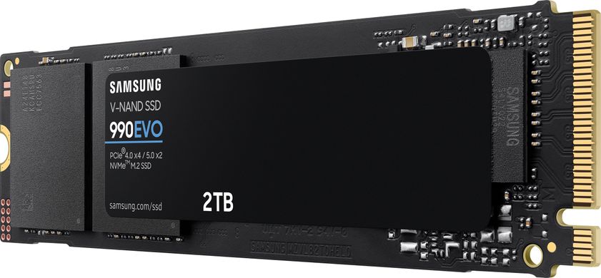 Samsung Накопичувач SSD M.2 2TB PCIe 4.0 990EVO MZ-V9E2T0BW фото