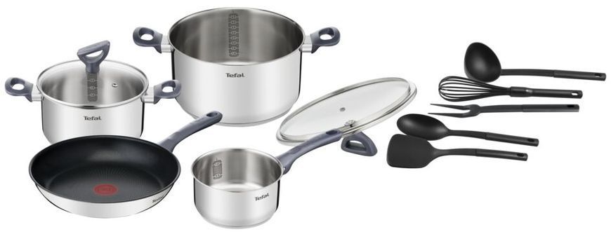 Tefal Набор посуды Daily Cook, 11 предметов, нерж.сталь G713SB45 фото