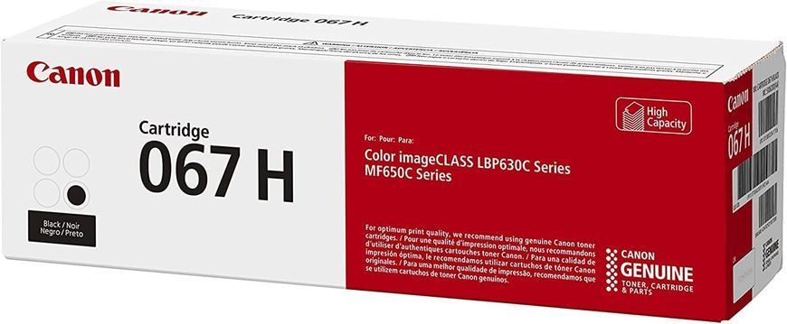 Canon Картридж 067H MF651Cw/MF655Cdw/MF657Cdw/LBP631Cw/LBP633Cdw Black (3130 стр.) 5106C002 фото