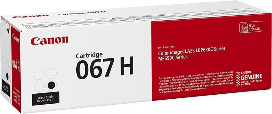 Canon Картридж 067H MF651Cw/MF655Cdw/MF657Cdw/LBP631Cw/LBP633Cdw Black (3130 стр.) 5106C002 фото