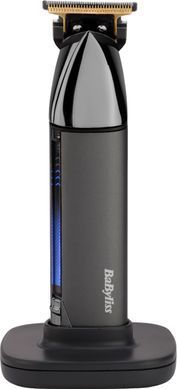 BaByliss haircut kit Super-X Metal Black Edition for mustache, beard, battery, nozzles-2, steel, case, black T991E фото