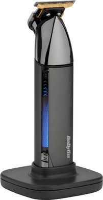 BaByliss haircut kit Super-X Metal Black Edition for mustache, beard, battery, nozzles-2, steel, case, black T991E фото