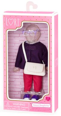 Набір одягу для ляльок LORI Просте красиве пальто LO30011Z фото