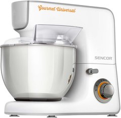 Кухонна машина Sencor STM37ХХ, 1000Вт, чаша-метал, корпус-пластик, насадок-19, білий STM3700WH фото