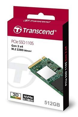 Transcend Накопитель SSD M.2 512GB PCIe 3.0 MTE110 TS512GMTE110S фото