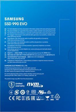 Samsung Накопитель SSD M.2 1TB PCIe 4.0 990EVO MZ-V9E1T0BW фото