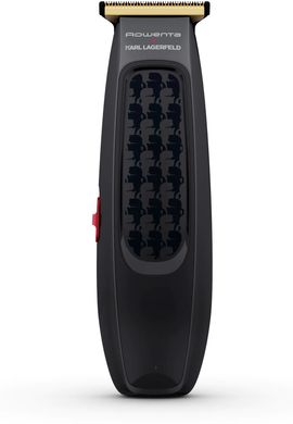 Rowenta Машинка для стрижки Karl Lagerfeld Cut & Style Stylization, акум., роторний мотор, насадок-3, 180хв роботи, сталь, чорний TN182LF0 фото