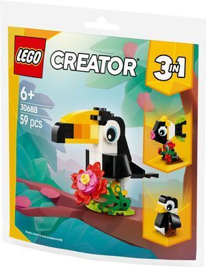 LEGO Конструктор Creator Тропічний тукан 30688 фото