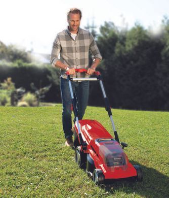 Einhell Газонокосарка GE-CM 36/37 Li-Solo, PXC, акум., 37см, 45л, 14.3кг, (без АКБ та ЗП) 3413172 фото