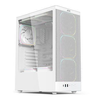 2E Gaming Корпус 2E GAMING Iconic V8210W без БЖ, 1xUSB3.0, 1х USB 2.0, 1xUSB Type-C, 4x120мм ARGB, VGA 325мм, LCS ready, контролер з пультом, TG Side Panel, ATX, білий 2E-V8210W фото