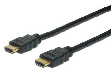Digitus HDMI High speed + Ethernet (AM/AM) 5m, black AK-330114-050-S фото