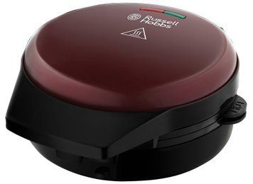 Russell Hobbs Мультимейкер Fiesta 950Вт, алюминий, 3 пластины, корпус-нерж.сталь/пластик, бордо 24620-56 фото