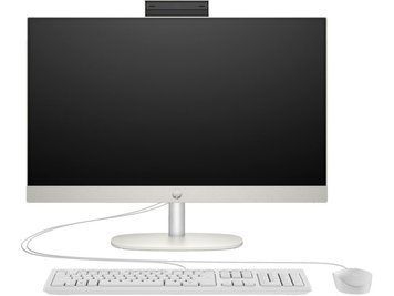 HP ПК моноблок 240-G10 23.8" FHD IPS AG, Intel i5-1335U, 8GB, F512GB, UMA, WiFi, кл+м, 3р, Win11P, белый 885B0EA фото
