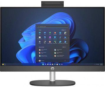 HP Комп'ютер персональний моноблок 245-G10 23.8" FHD IPS AG, AMD R7-7730U, 16GB, F512GB, UMA, WiFi, кл+м, DOS, чорний 8T3N2ES фото