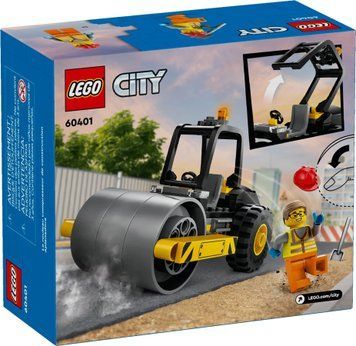 LEGO Конструктор City Будівельний паровий каток 60401 фото
