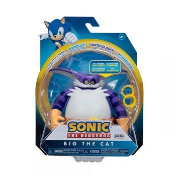 Игровая фигурка с артикуляцией SONIC THE HEDGEHOG - МОДЕРН КОТ БИГ (10 cm, с аксессуаром) 41680i-GEN фото