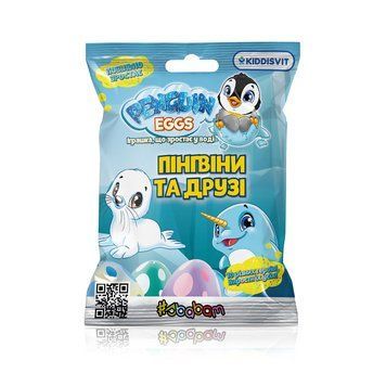 Іграшка, що зростає, в яйці &laquo;Penguin Еggs&raquo; - ПІНГВІНИ ТА ДРУЗІ (в асорт., в дисплеї) T049-2019 фото