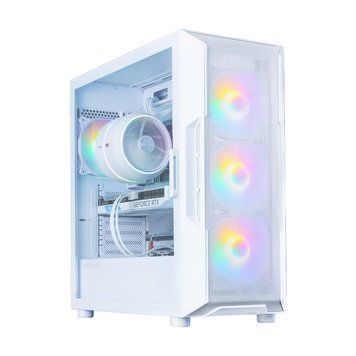 Zalman Корпус I3 Neo V2 без БЖ 2xUSB3.0, 1x Type C, 4x120мм RGB, VGA 400мм, LCS ready, TG Side Panel, ATX, білий I3NEOV2WHITE фото