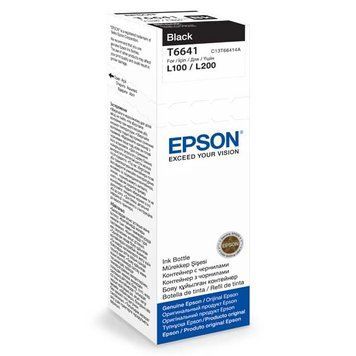 Контейнер з чорнилом Epson L100/L200 black C13T66414A фото