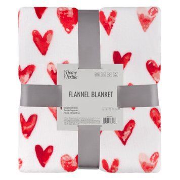 ARDESTO Плед Flannel 160х200см, 100% поліестер, сердечка