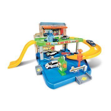 Игровой набор - ГАРАЖ (2 уровня, 1 машинка 1:43) 18-30039 фото