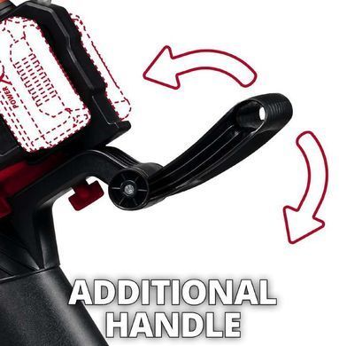 Einhell Повітродув-пилосос садовий акумуляторний GE-LB 36/230 Li E - Solo 36В PXC 230км/год 700куб/год 45л 3.1кг без АКБ і ЗП 3433630 фото