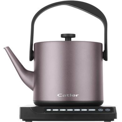 CATLER Електрочайник Catler 0.6л, Strix, заварник, нерж. сталь, підтримка температури, сенс. керув., рожевий BM505ELISABETH фото