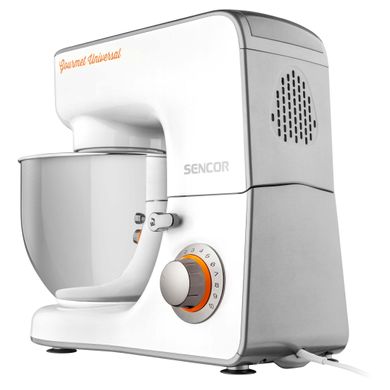 Кухонная машина Sencor STM37ХХ, 1000Вт, чаша-металл, корпус-пластик, насадок-19, подсветка, белый STM3700WH фото