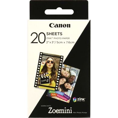 Бумага Canon ZINK™ 2"x3" ZP-2030 20 листов 3214C002 фото