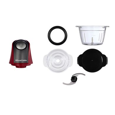 Russell Hobbs Измельчитель Desire Red, 200Вт, чаша-500мл, стекло, корпус-пластик, крассный 27130-56 фото