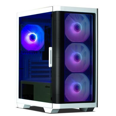Zalman Корпус M4 без БП 2xUSB3.0, 1xUSB2.0 4x120мм ARGB VGA 320мм LCS ready TG Side Window mATX белый M4WHITE фото
