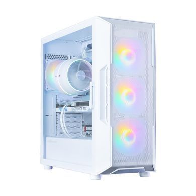 Zalman Корпус I3 Neo V2 без БЖ 2xUSB3.0, 1x Type C, 4x120мм RGB, VGA 400мм, LCS ready, TG Side Panel, ATX, білий I3NEOV2WHITE фото