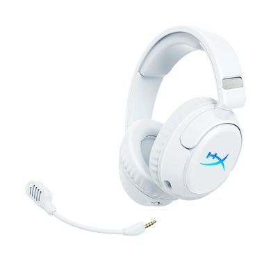 HyperX Headset HyperX Cloud Flight 2, WL/USB-A/USB-C, white B5VC5AA фото
