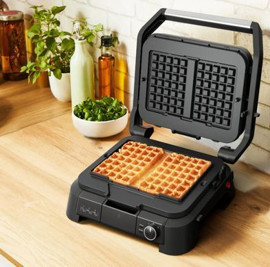 Tefal Гриль с прижимной крышкой SuperGrill 4in1 2000 Вт, 3 температурных режима, съемные пластины, металл GC517DE0 фото