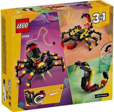 LEGO Конструктор LEGO Creator Дикі тварини: Дивовижний павук 31159 фото