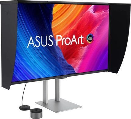 ASUS Монітор Asus 31.5" ProArt OLED PA32UCDMR-K HDMI, DP, USB-C, 2xThunderbolt, USB, MM, QD-OLED, 3840x2160, 240Hz, 0.1ms, DCI-P3 99%, Pivot, HDR400 90LM03HE-B01K71 фото