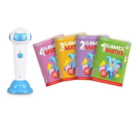 Набор интерактивных книг Smart Koala Математика 1-4 сезон SKB1234GM фото