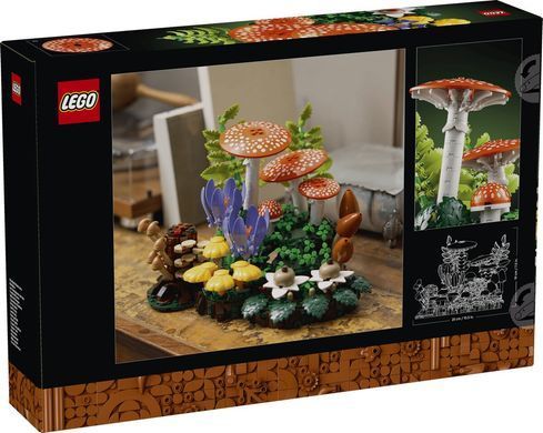 LEGO Конструктор LEGO Botanicals Лісові гриби 11505 фото