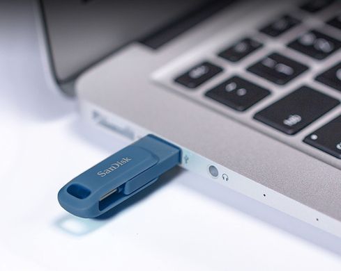 SanDisk Накопичувач 128GB USB-Type C Ultra Dual Drive Go Navy Blue SDDDC3-128G-G46NB фото