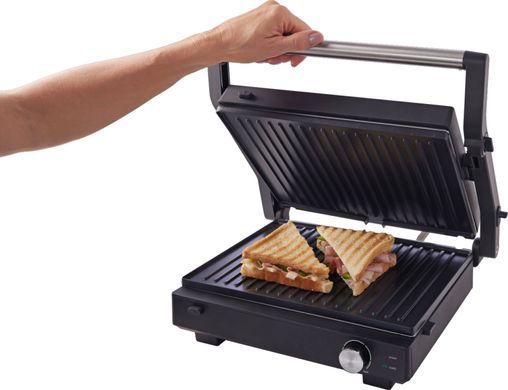 Gorenje Grill Gorenje clamping, 2000W, temp. regimes-7, removable plates, 180 opening, metal, black GCG2000M фото