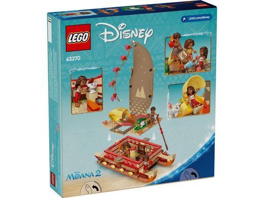 LEGO Конструктор LEGO Disney Princess Пригодницьке каное Ваяни 43270 фото