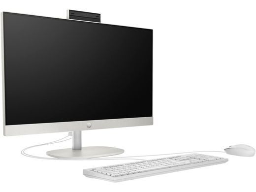 HP Комп'ютер персональний моноблок 240-G10 23.8" FHD IPS AG, Intel i5-1335U, 8GB, F512GB, UMA, WiFi, кл+м, 3р, Win11P, білий 885B0EA фото