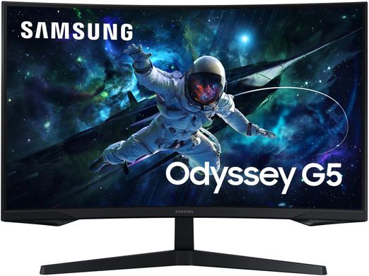 Samsung Монітор 31.5" Odyssey G55C 2xHDMI, DP, VA, 2560x1440, 165Hz, 1ms LS32CG550EIXCI фото