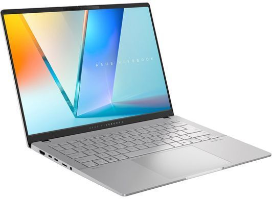 ASUS Ноутбук ASUS Vivobook S 14 M5406KA-SF150 14" FHD OLED, AMD AI 5 340, 16GB, F512GB, UMA, NoOS, Сріблястий 90NB15W1-M008H0 фото