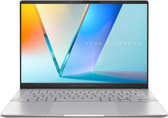 ASUS Ноутбук ASUS Vivobook S 14 M5406KA-SF150 14" FHD OLED, AMD AI 5 340, 16GB, F512GB, UMA, NoOS, Сріблястий 90NB15W1-M008H0 фото