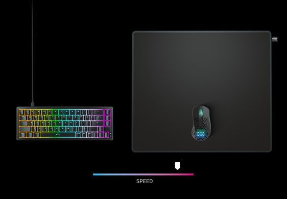 Cherry Xtrfy Игровая поверхность GP5, L (460 x 400 x 4мм), черный CX-GP5-L-BLACK фото