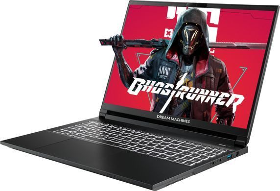 Dream Machines Ноутбук Dream Machines RT5060-15 15.3FHD+ IPS, AMD AI 9 HX 370, 32GB, F1TB, NVD5060-8, DOS, чорний RT5060-15UA24 фото